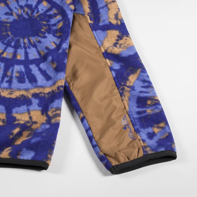 Kavu Teannaway Fleece Circle Tie Dye Blue-6