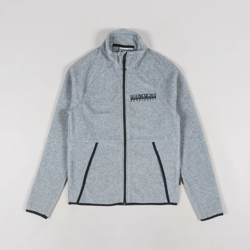 Napapijri Tear Full Zip Fleece Grey Melange