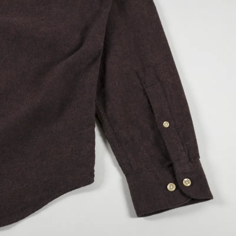 Portuguese Flannel Teca Shirt Brown-5