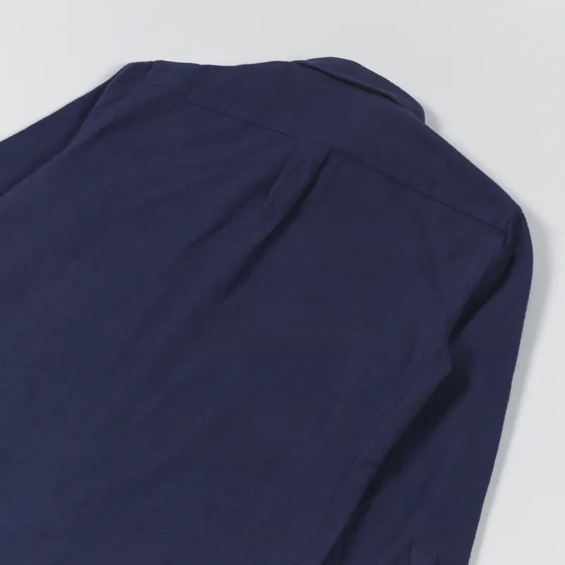 Portuguese Flannel Teca Shirt Navy-3