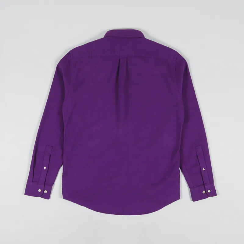 Portuguese Flannel Teca Shirt Purple-1