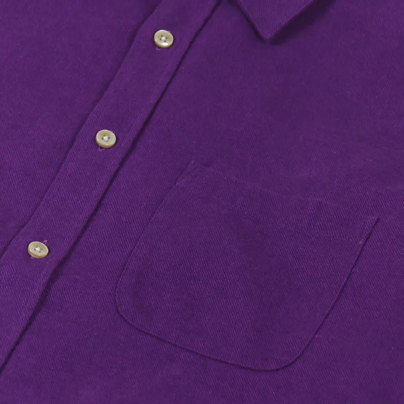 Portuguese Flannel Teca Shirt Purple-6