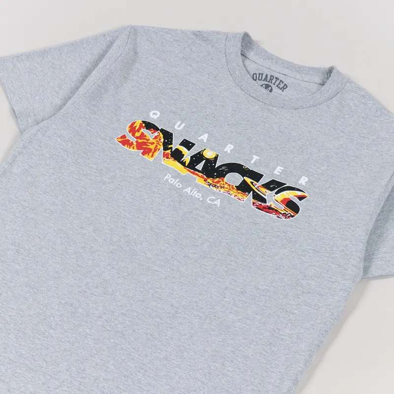 Quartersnacks Tech T Shirt Heather Grey-1