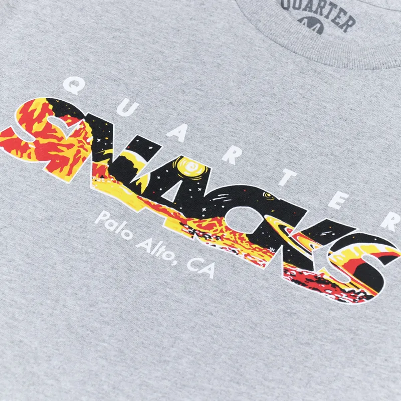 Quartersnacks Tech T Shirt Heather Grey-2