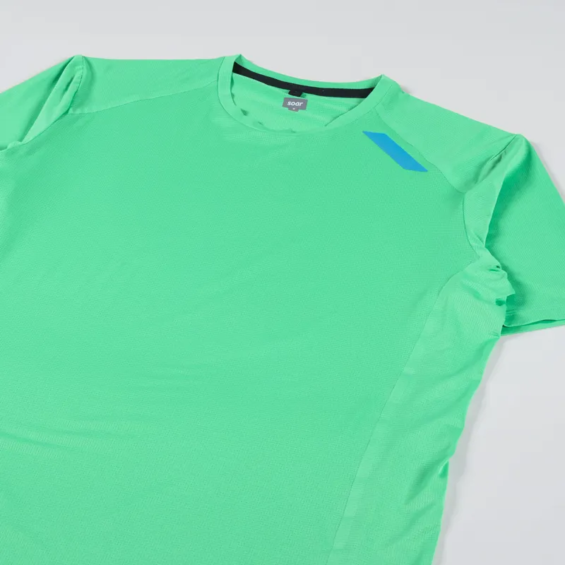 SOAR Running Eco Tech T Shirt Mint Green-2