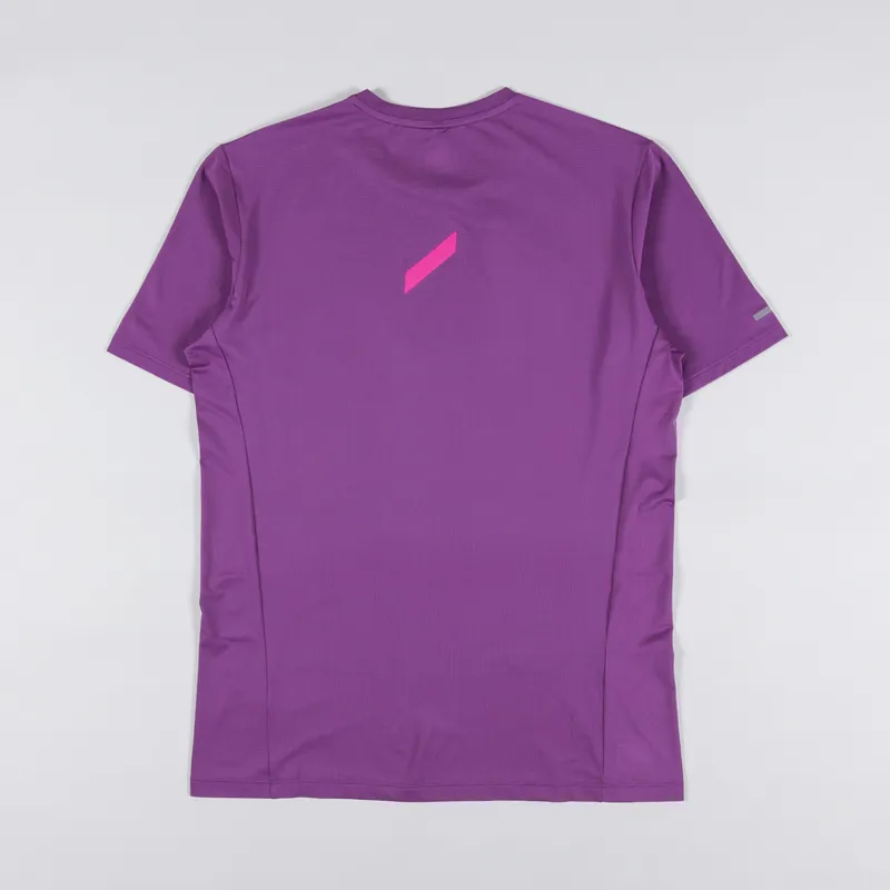 SOAR Running Eco Tech T Shirt Plum-1