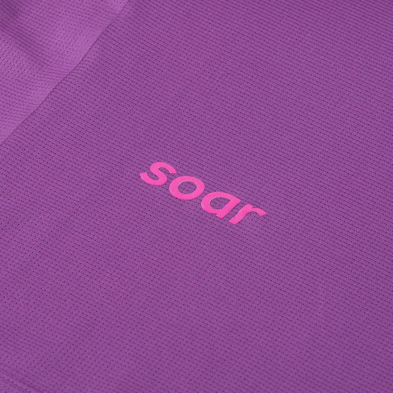 SOAR Running Eco Tech T Shirt Plum-4