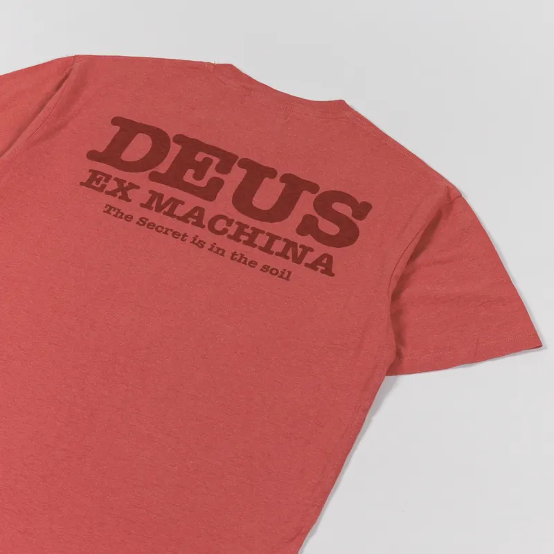 Deus Ex Machina Tectonic T Shirt Burnt Sienna-2