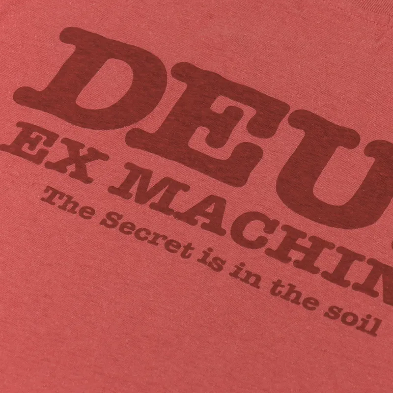 Deus Ex Machina Tectonic T Shirt Burnt Sienna-4
