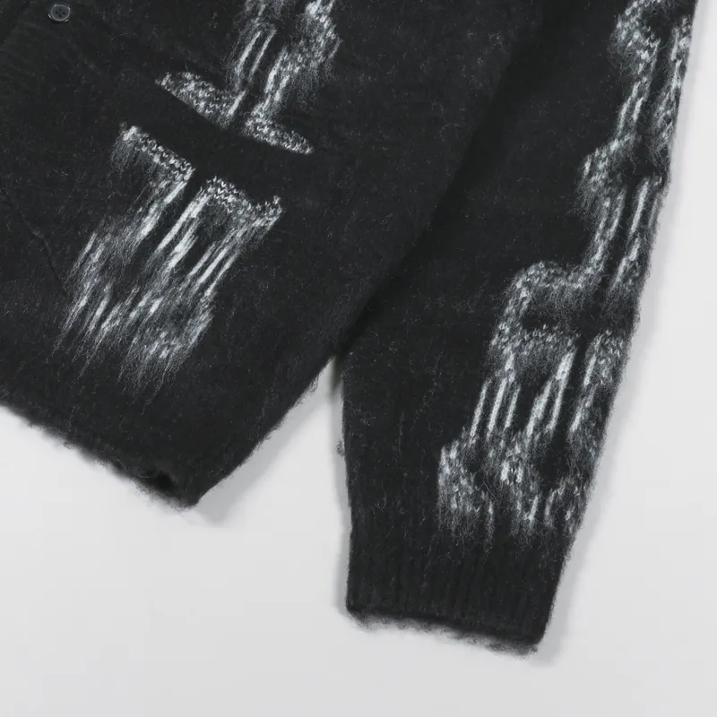 Obey Temple Cardigan Black-6