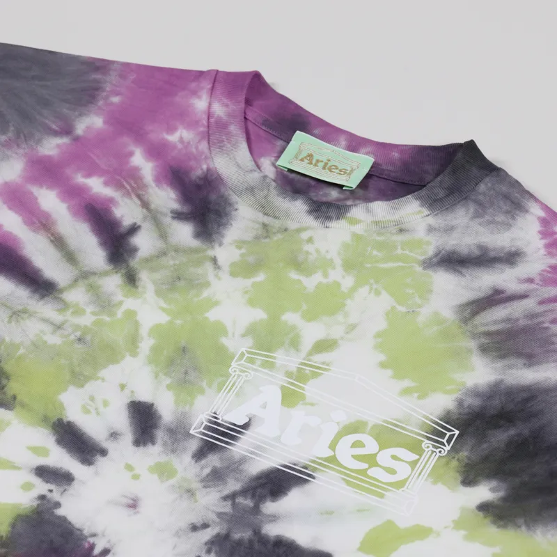Aries Temple Tie Dye T Shirt Multi-1
