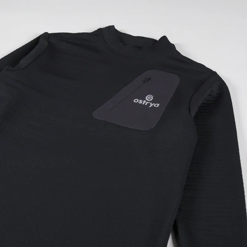 Ostrya Tessellate Fleece Sweater Black-2