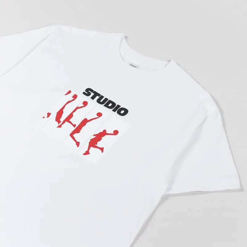 Studio Skateboards The Dunk T Shirt White-2