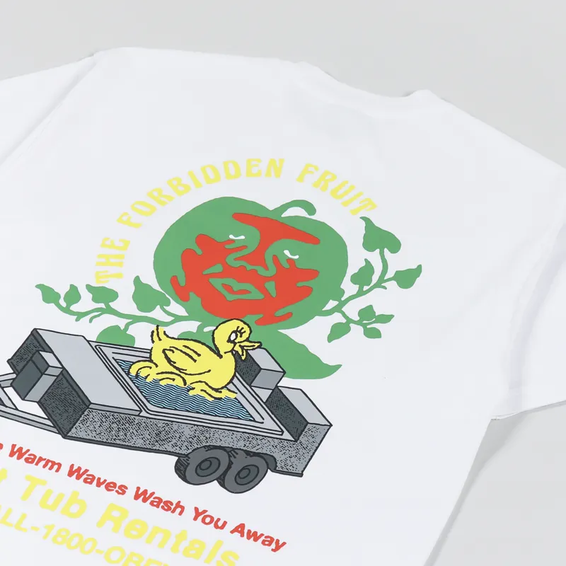 Obey The Forbidden Fruit T Shirt White-2