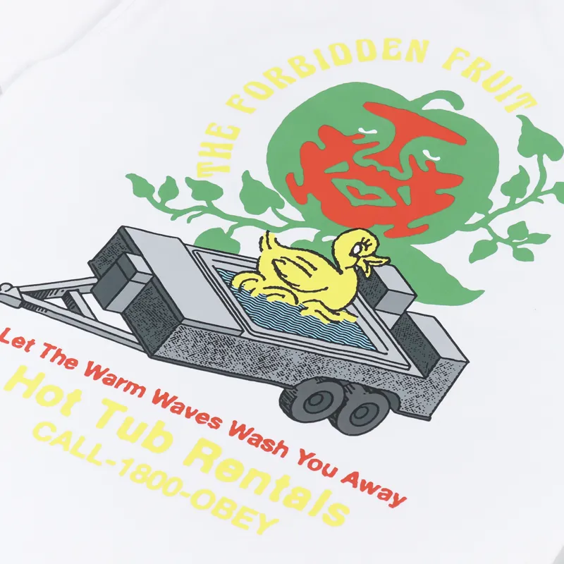 Obey The Forbidden Fruit T Shirt White-4