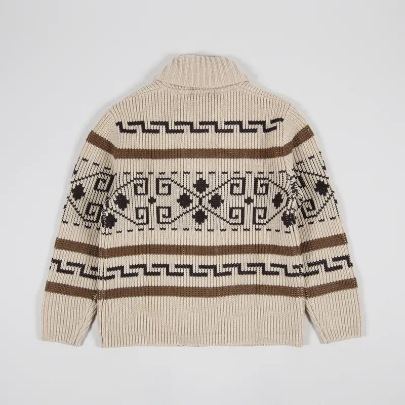 Pendleton The Original Westerley Sweater Cream Brown-2