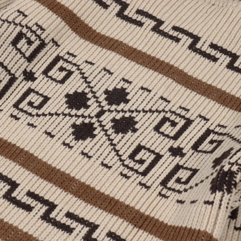 Pendleton The Original Westerley Sweater Cream Brown-6