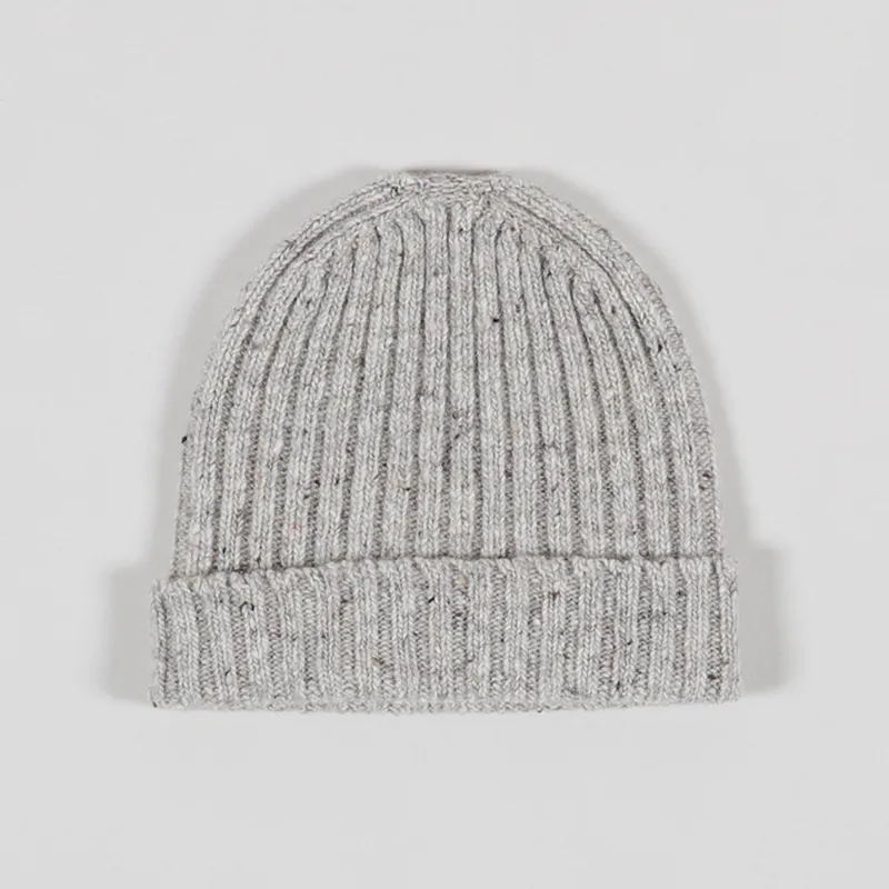 Working Class Heroes Fishermans Pike Beanie Ash Heather Grey-1