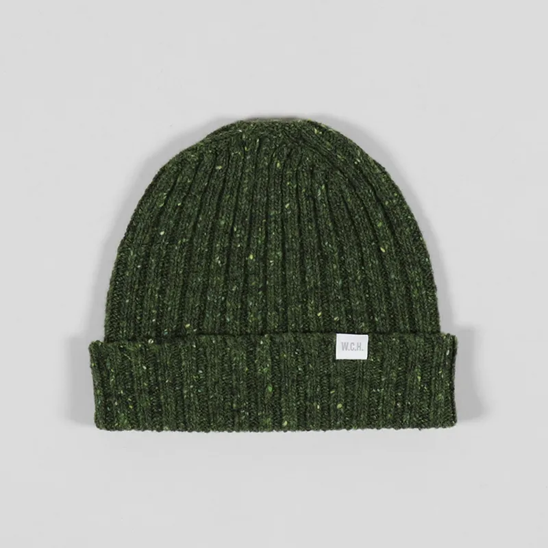 Working Class Heroes Fishermans Pike Beanie Forest Green