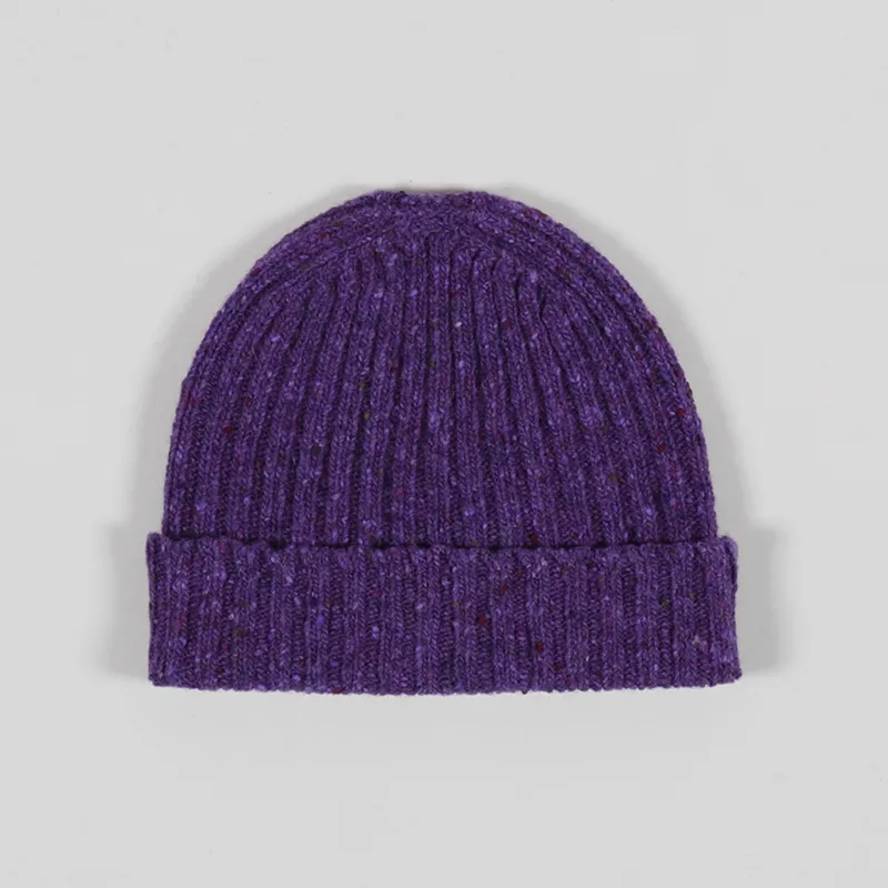 Working Class Heroes Fishermans Pike Beanie Purple Rain-1