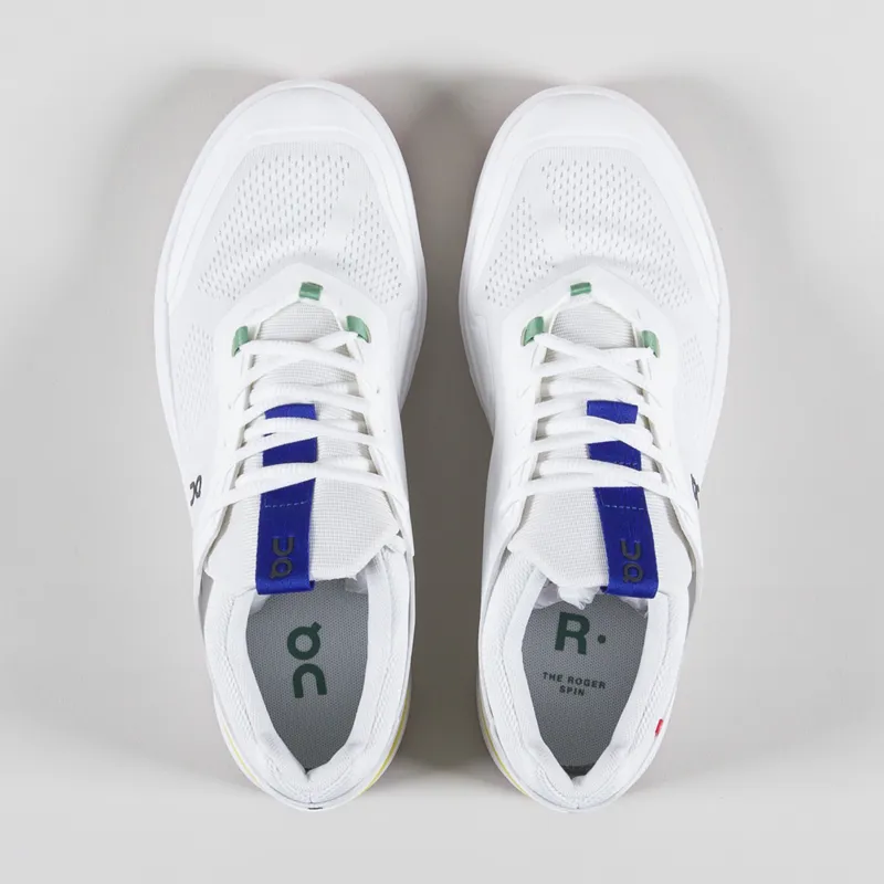 On Running The Roger Spin Shoes Undyed White Yellow-1