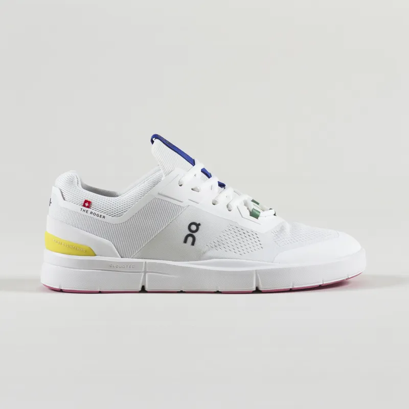 On Running The Roger Spin Shoes Undyed White Yellow-4