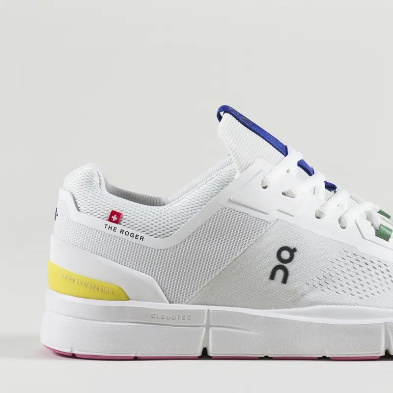 On Running The Roger Spin Shoes Undyed White Yellow-5