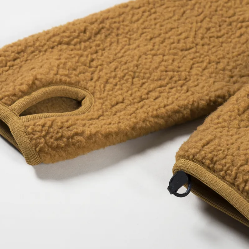 Snow Peak Thermal Boa Fleece Jacket Brown-7