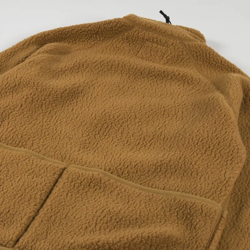 Snow Peak Thermal Boa Fleece Jacket Brown-4