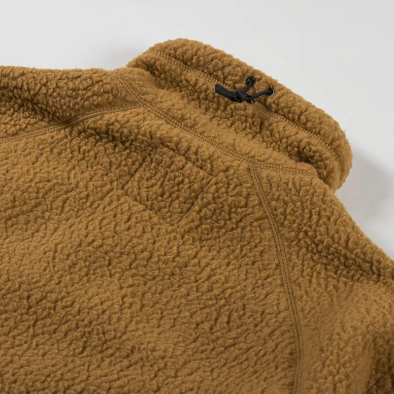 Snow Peak Thermal Boa Fleece Jacket Brown-5