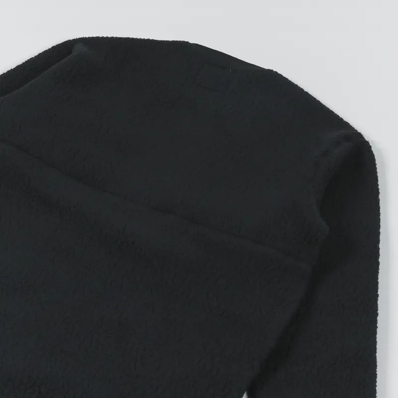 Snow Peak Thermal Boa Fleece Pullover Black-3