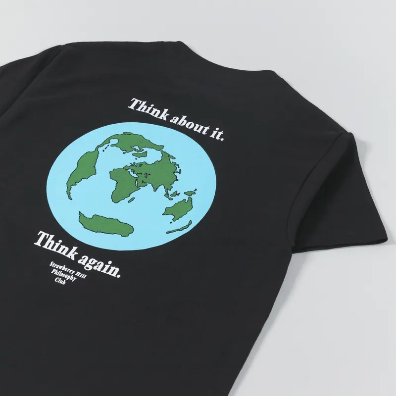 Strawberry Hill Think About It T Shirt Black-2