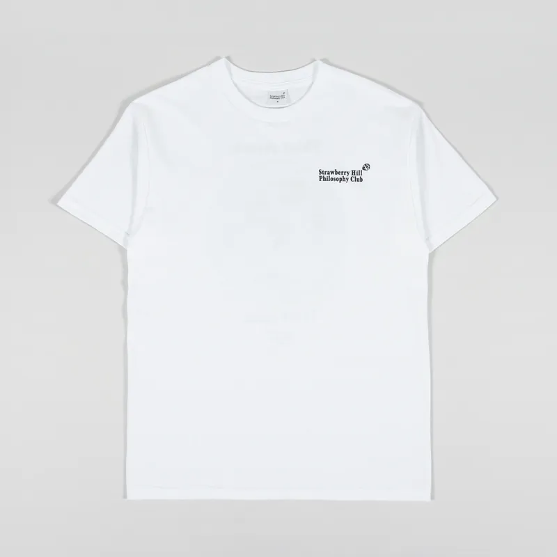 Strawberry Hill Think About It T Shirt White-1