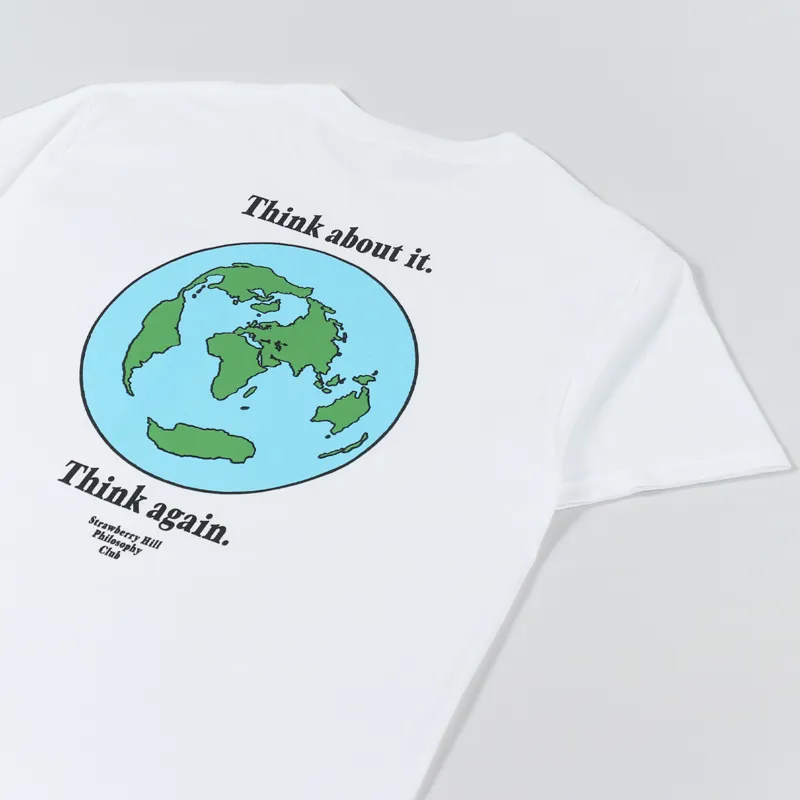 Strawberry Hill Think About It T Shirt White-2