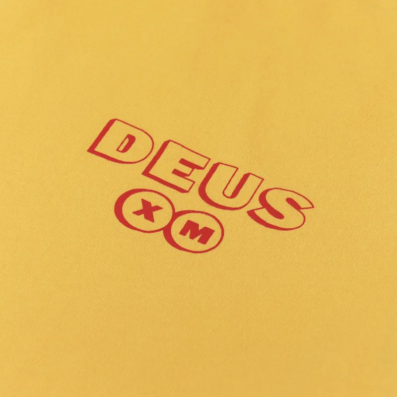 Deus Ex Machina Thinker T Shirt Golden Yellow-5