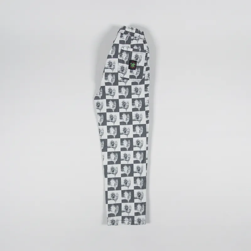 Deus Ex Machina Thump Pant Black White-2