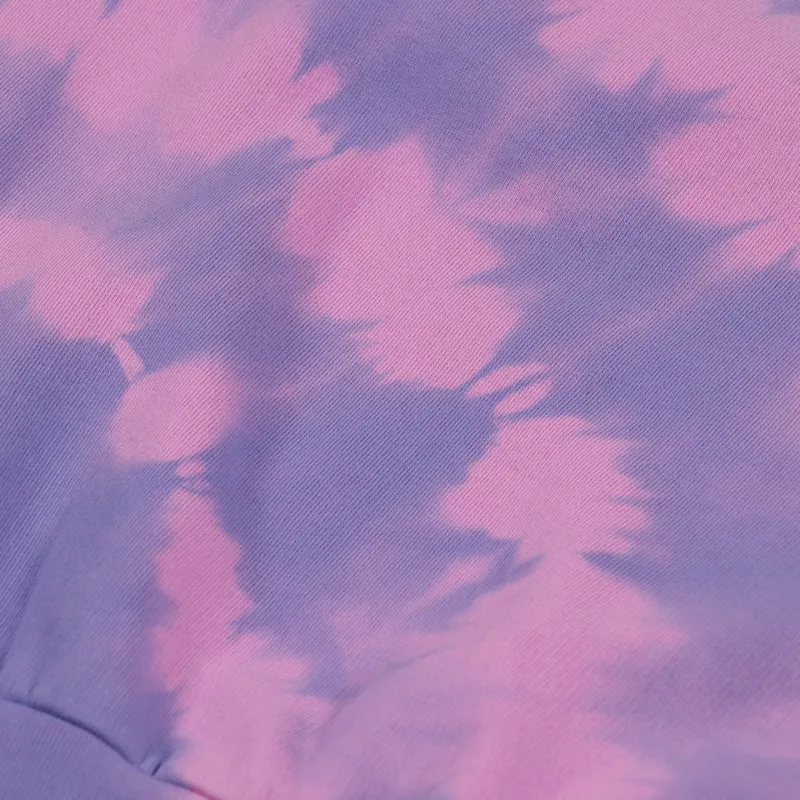 Aries Tie Dye Temple Sweatshirt Lilac-6