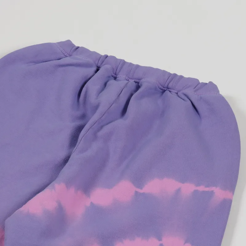 Aries Tie Dye Temple Sweatshort Lilac-3