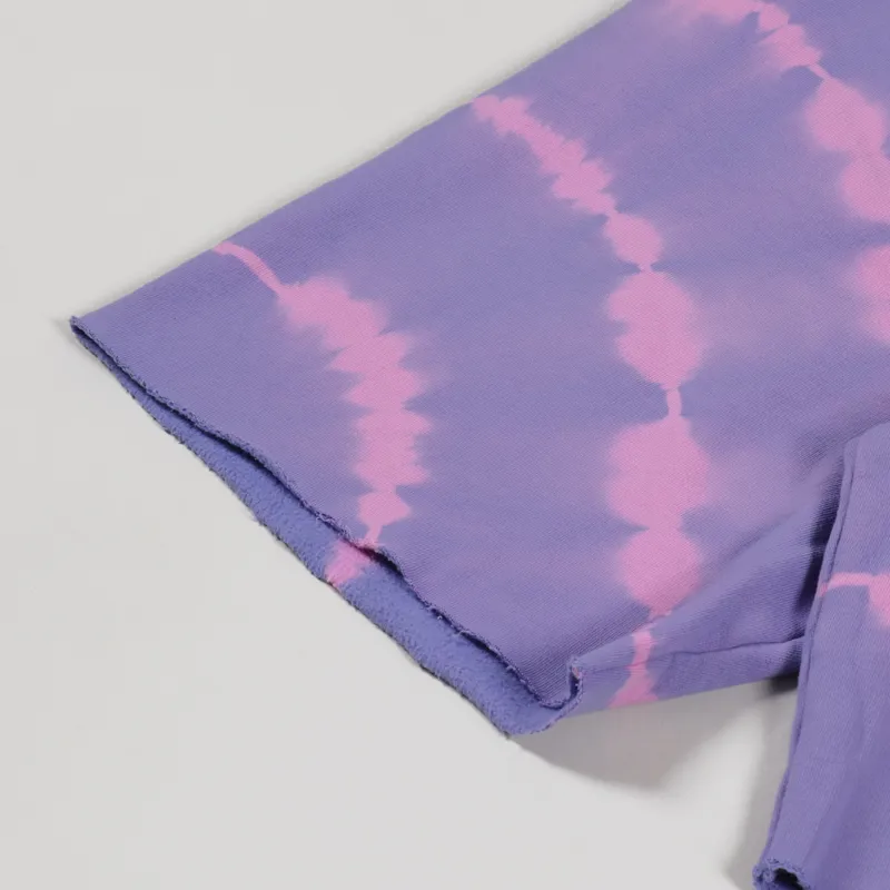 Aries Tie Dye Temple Sweatshort Lilac-4