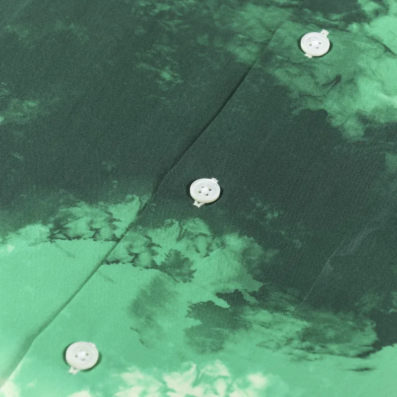 Portuguese Flannel Tie Dye Shirt Green-4