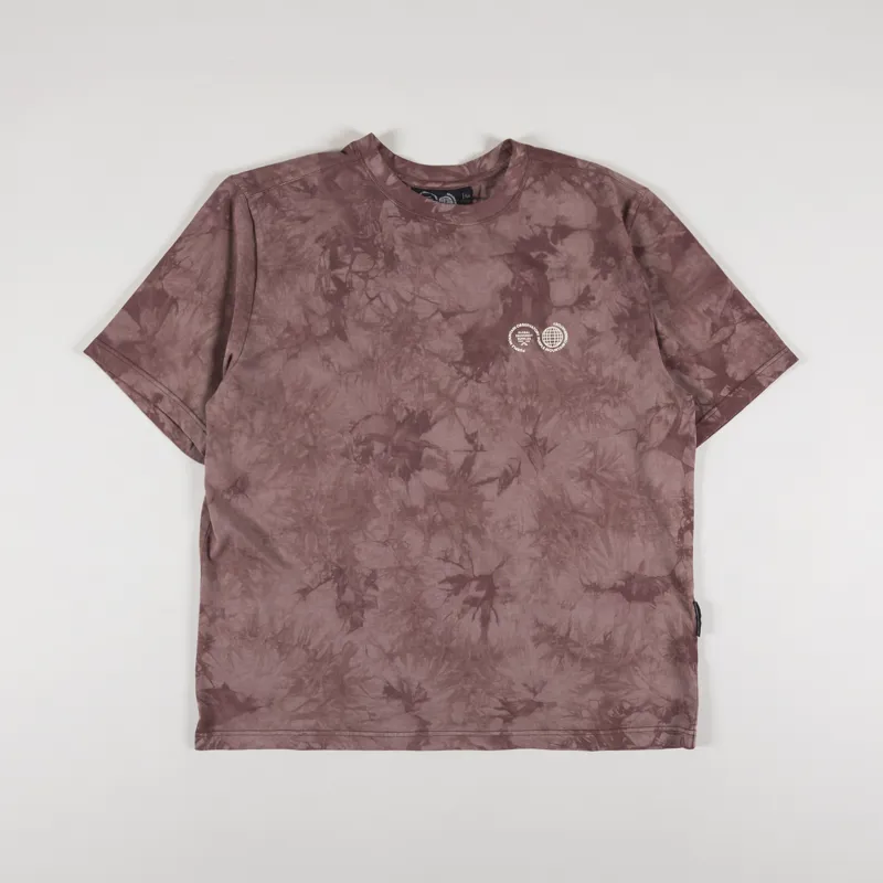Purple Mountain Observatory Tie Dye T Shirt Chocolate