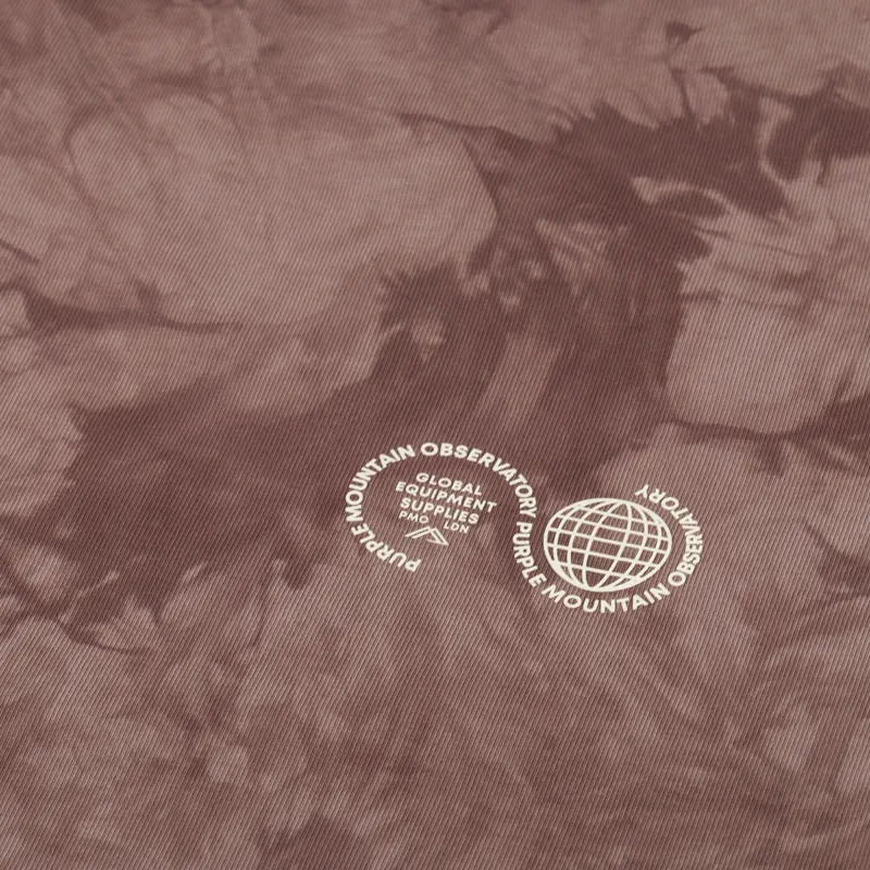 Purple Mountain Observatory Tie Dye T Shirt Chocolate-2