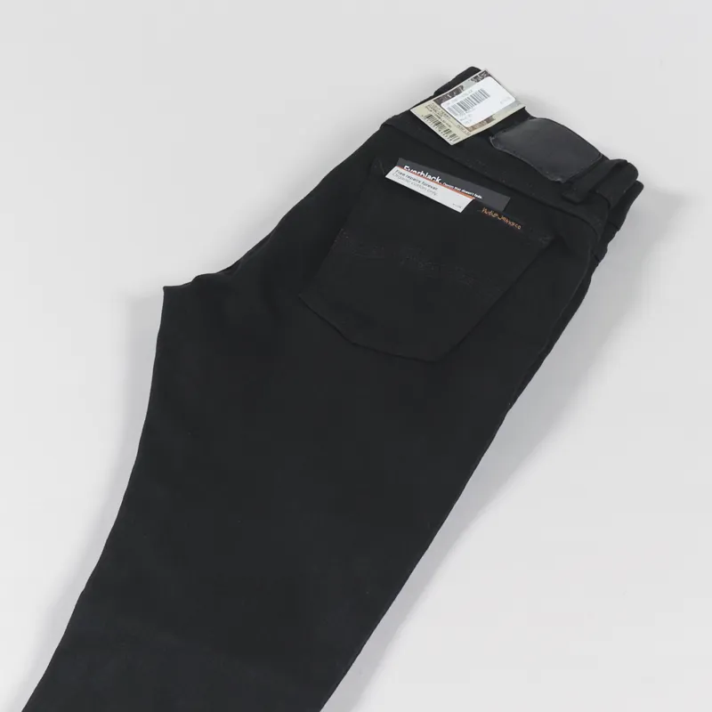 Nudie Jeans Tight Terry Everblack-4