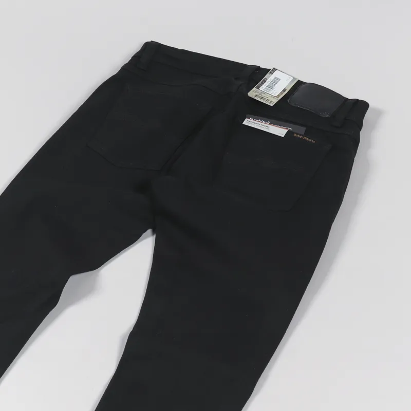 Nudie Jeans Tight Terry Everblack-6