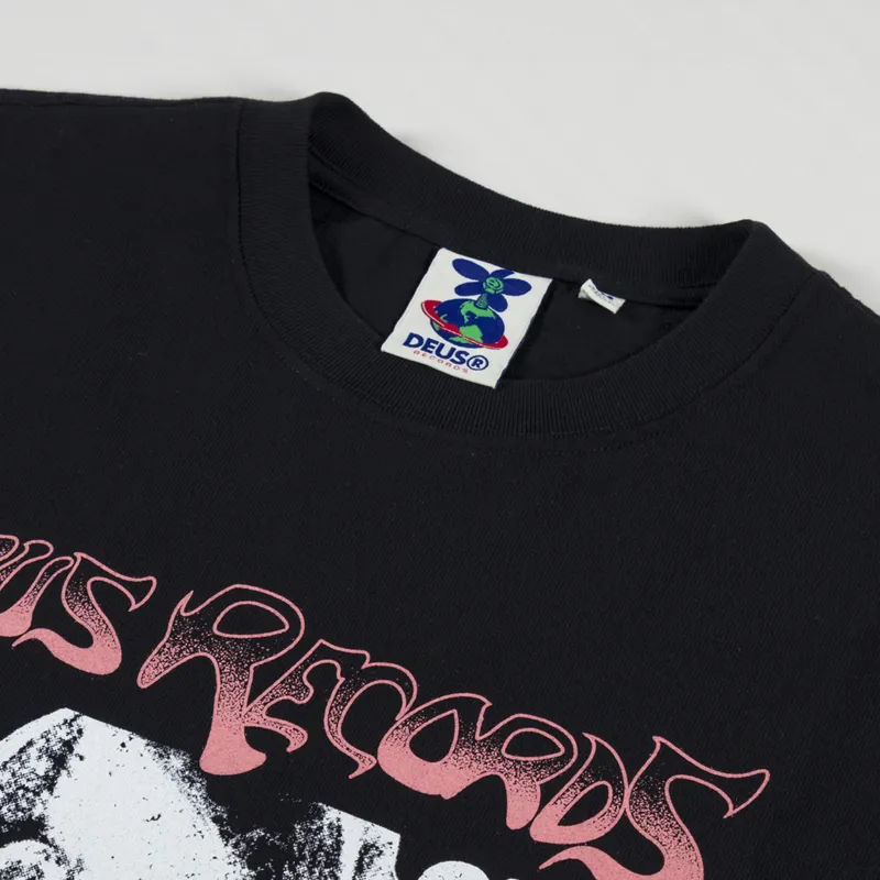 Deus Ex Machina Time Worship T Shirt Black-2