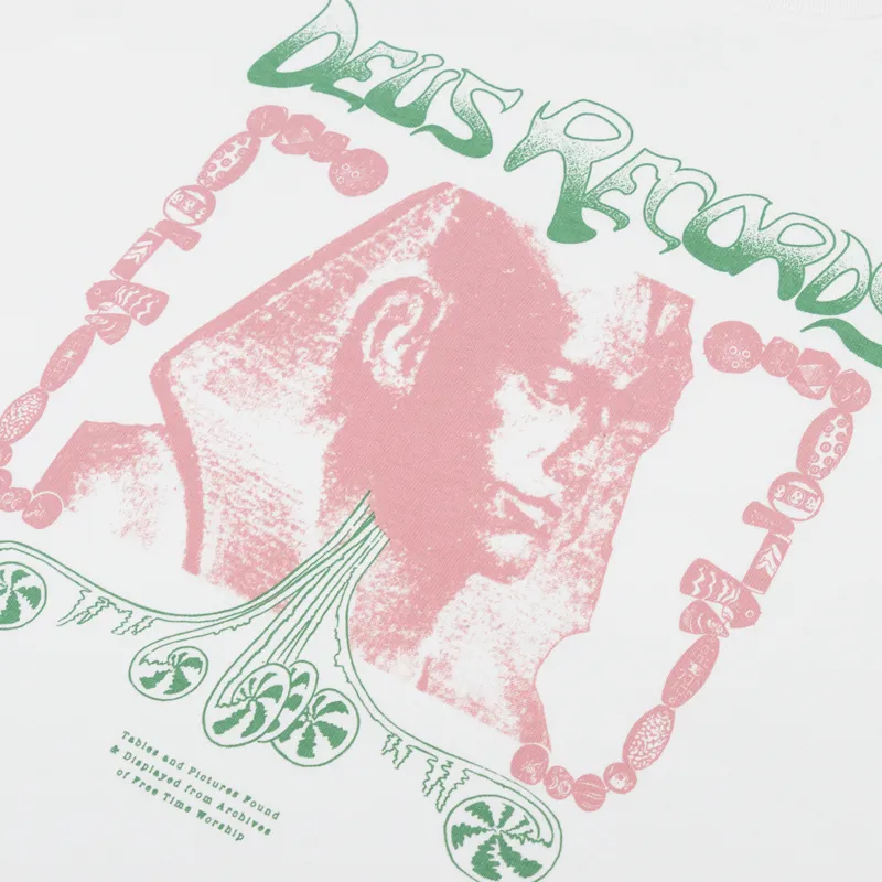 Deus Ex Machina Time Worship T Shirt Vintage White-2