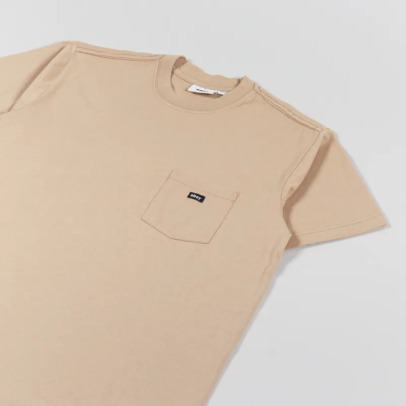 Obey Timeless Recycled Pocket T Shirt Rabbits Paw-2