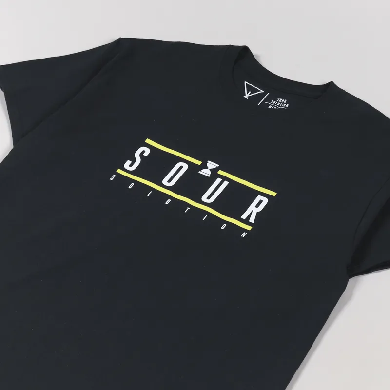 Sour Solution Timeless T Shirt Black-2