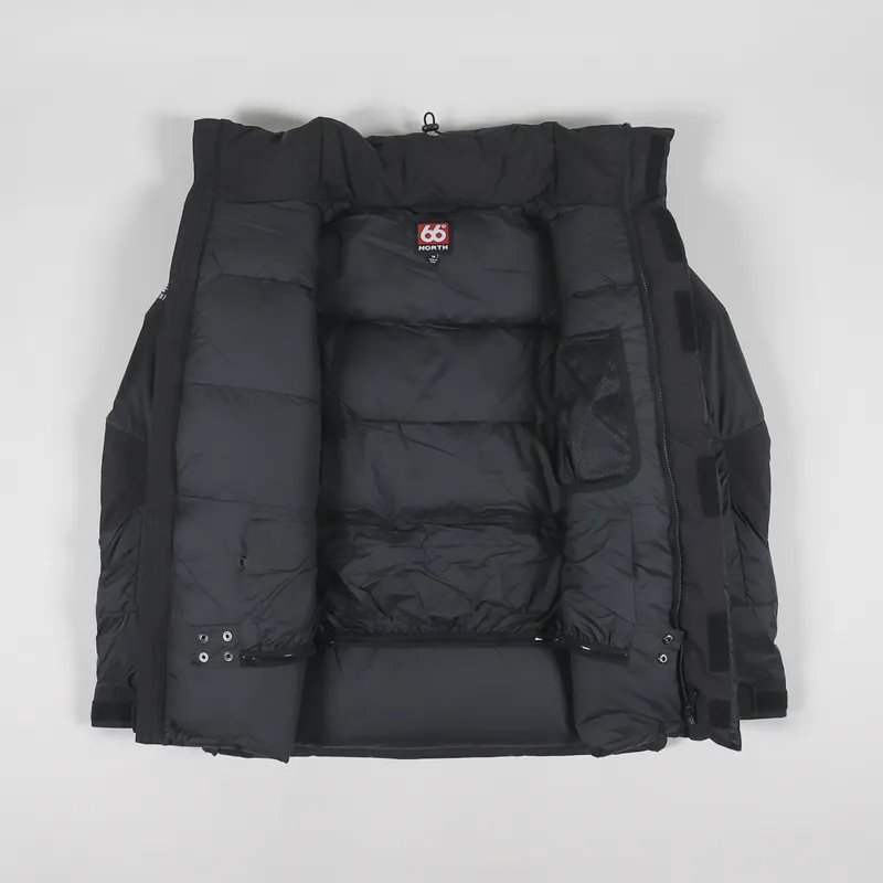 66 North Tindur GORE-TEX Down Jacket Black-2