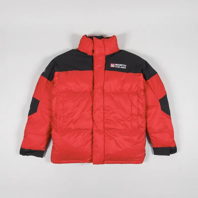 66 North Tindur GORE-TEX Down Jacket Scarlet-1